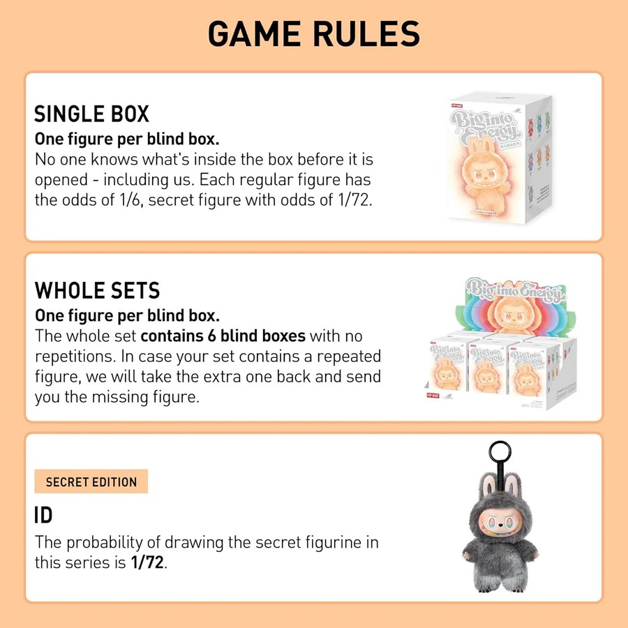 labubu the monsters big into energy series vinyl plush pendant blind box, single box labubu the monsters big into energy series vinyl plush pendant blind box, single box